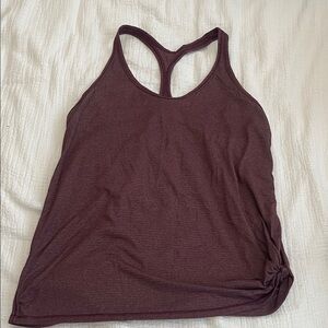 Women's Burgundy Tank Top